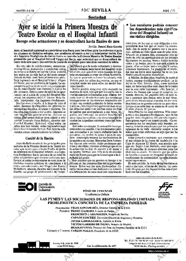 ABC SEVILLA 02-06-1998 página 71
