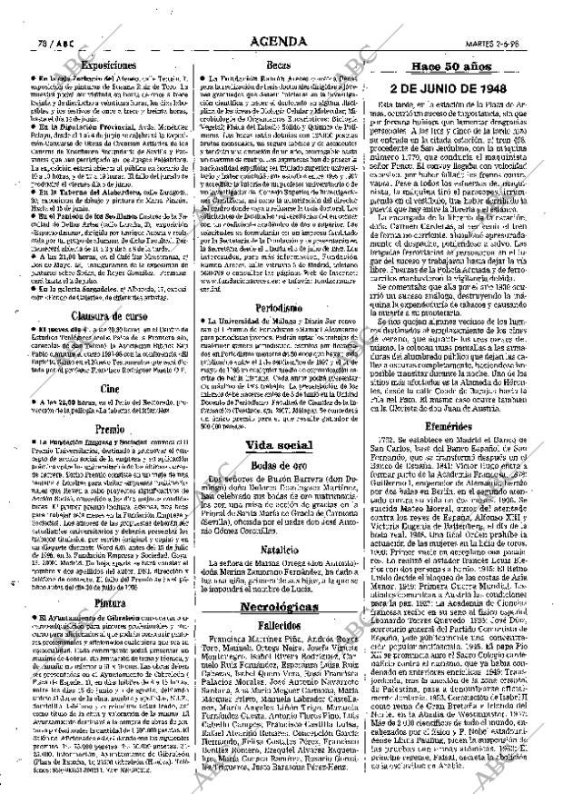 ABC SEVILLA 02-06-1998 página 78