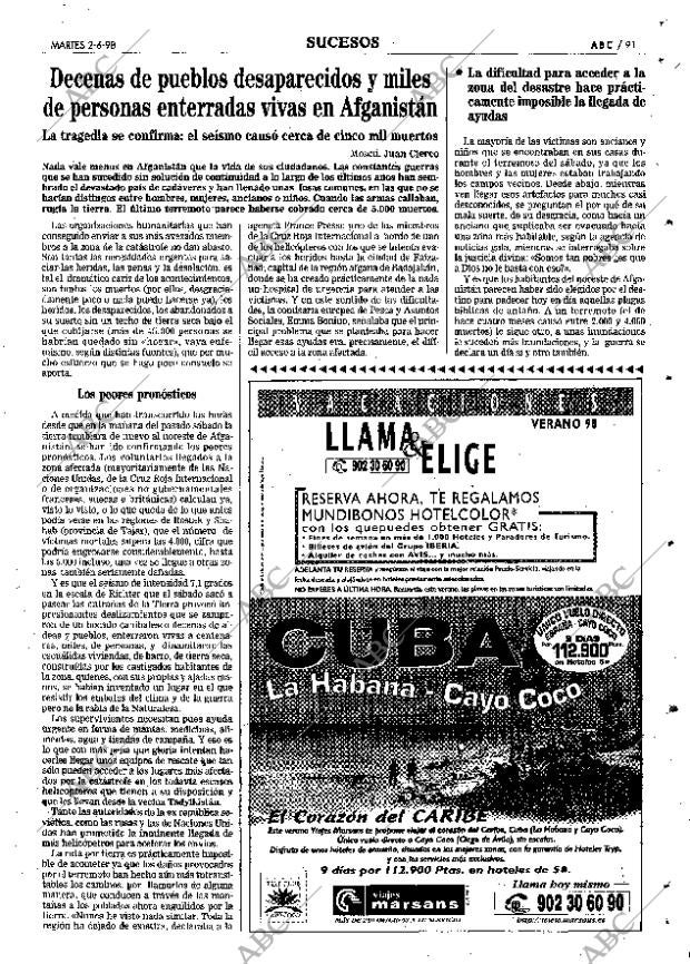 ABC SEVILLA 02-06-1998 página 91