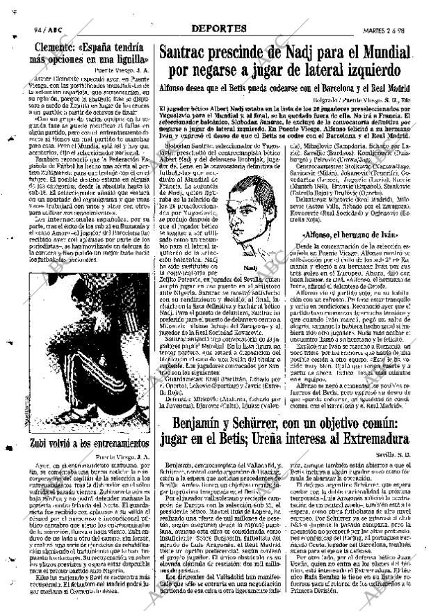 ABC SEVILLA 02-06-1998 página 94