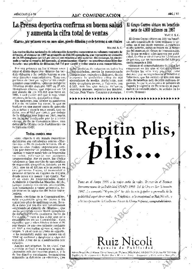 ABC MADRID 03-06-1998 página 83