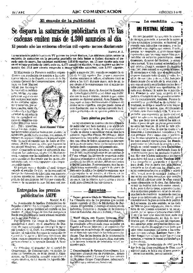 ABC MADRID 03-06-1998 página 84