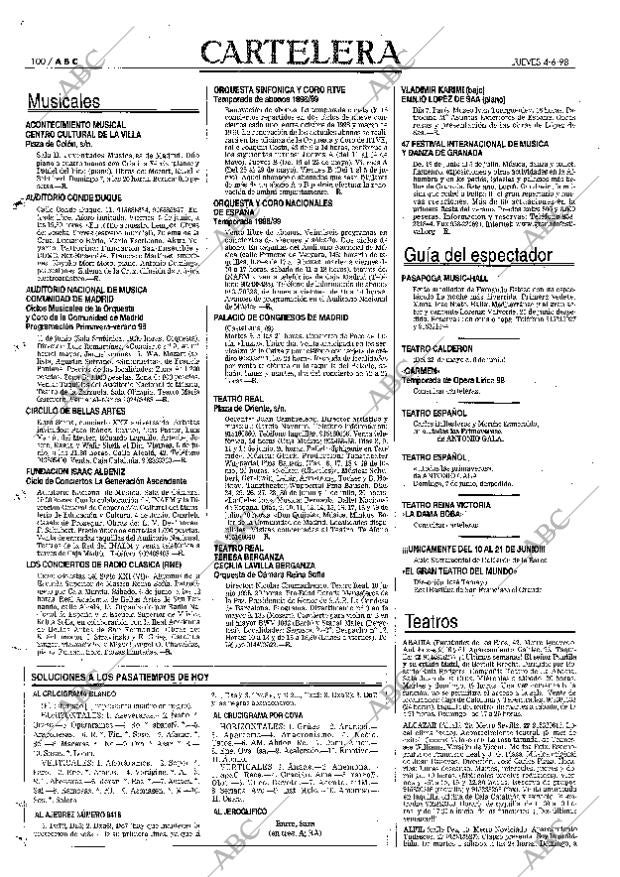 ABC MADRID 04-06-1998 página 100