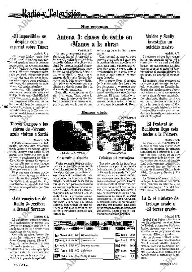 ABC MADRID 04-06-1998 página 140