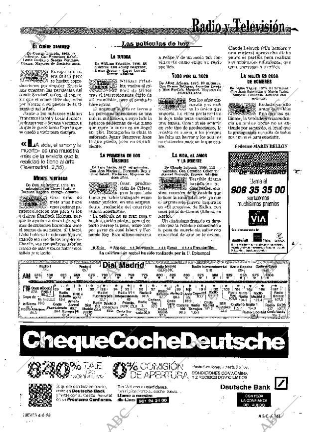 ABC MADRID 04-06-1998 página 141