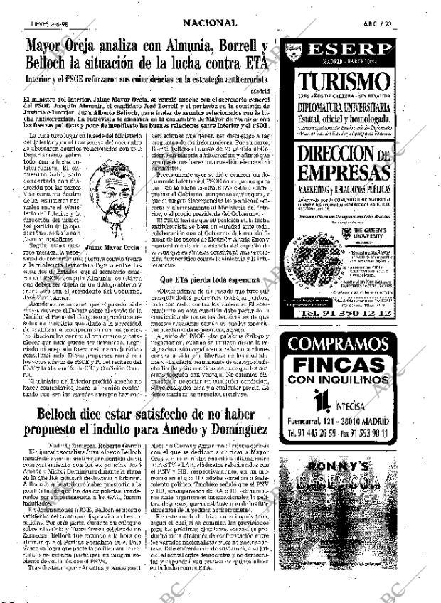 ABC MADRID 04-06-1998 página 23