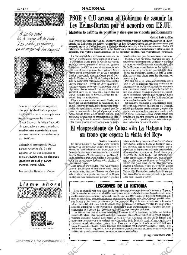 ABC MADRID 04-06-1998 página 26