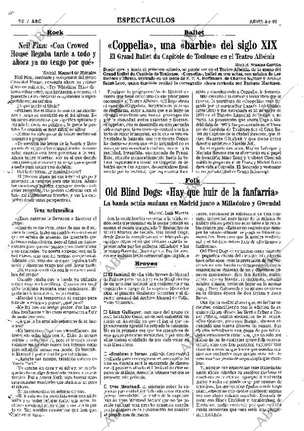 ABC MADRID 04-06-1998 página 98