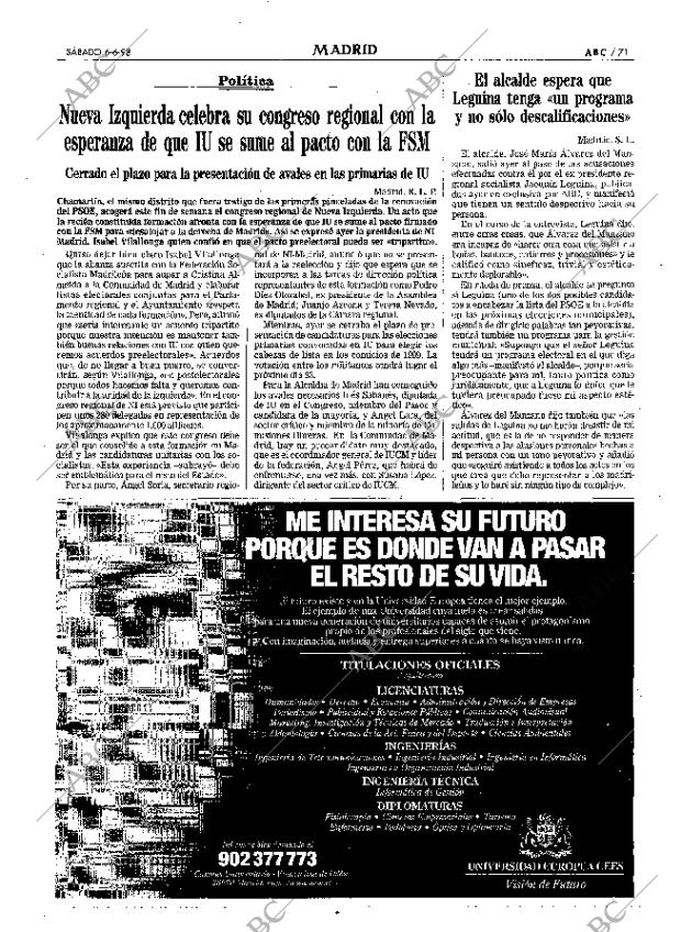 ABC MADRID 06-06-1998 página 71