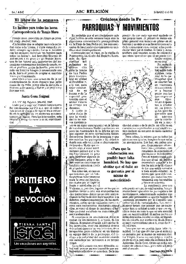 ABC MADRID 06-06-1998 página 84