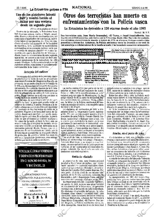 ABC SEVILLA 06-06-1998 página 22