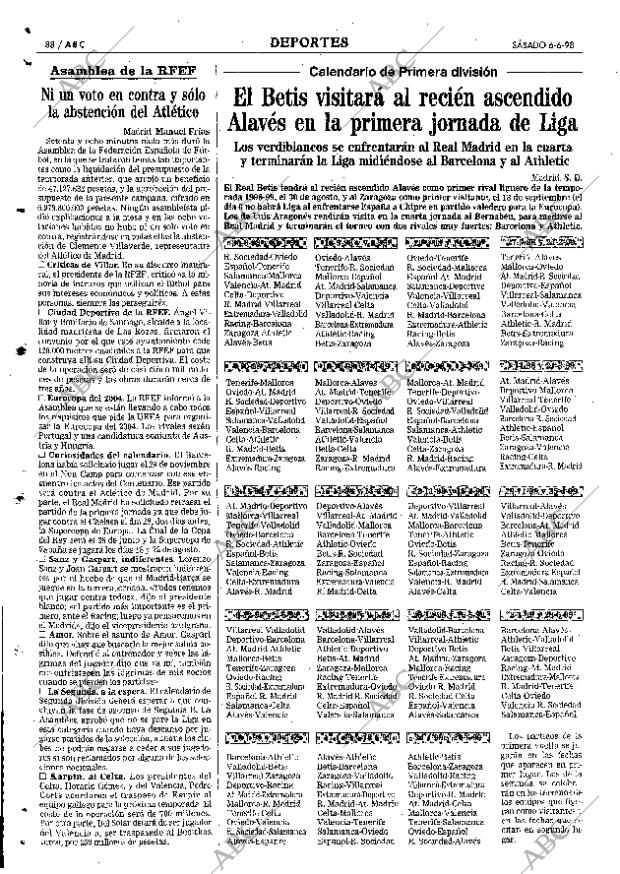 ABC SEVILLA 06-06-1998 página 88