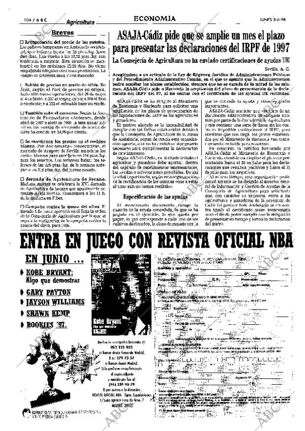 ABC SEVILLA 08-06-1998 página 104