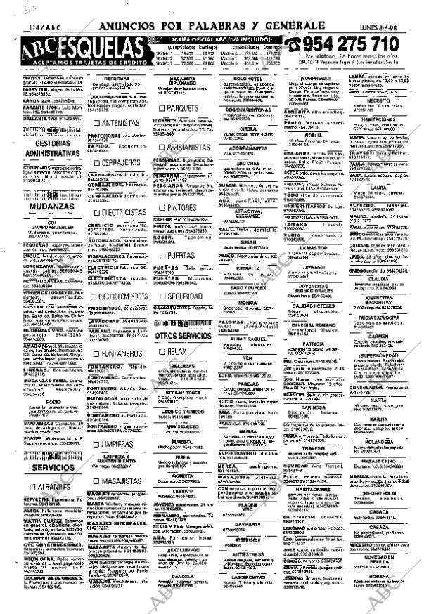 ABC SEVILLA 08-06-1998 página 114