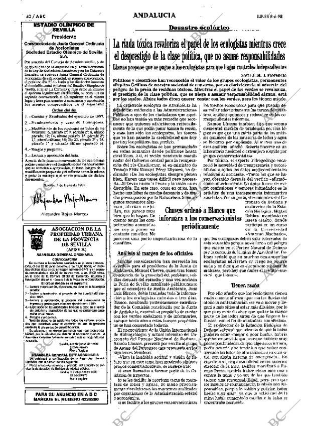 ABC SEVILLA 08-06-1998 página 40