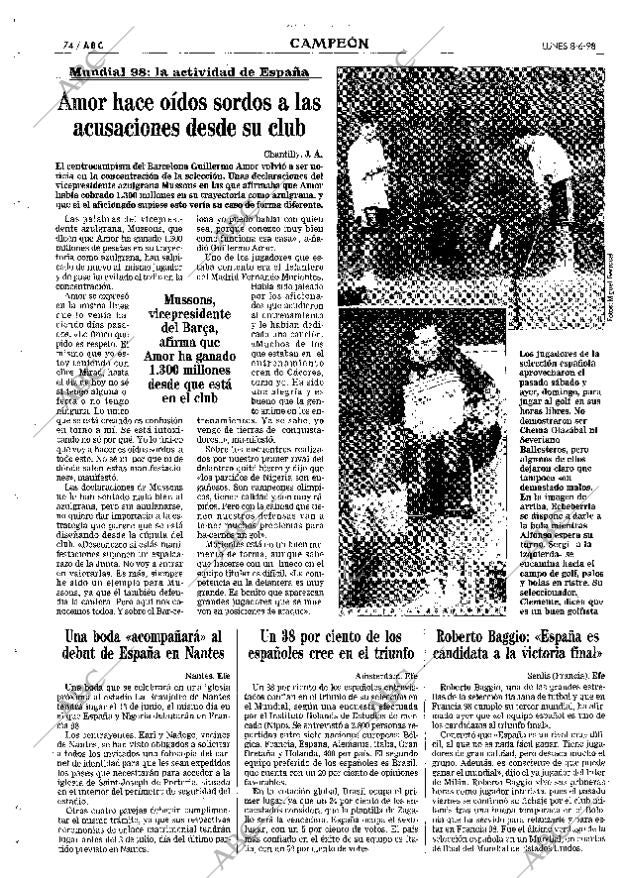 ABC SEVILLA 08-06-1998 página 74
