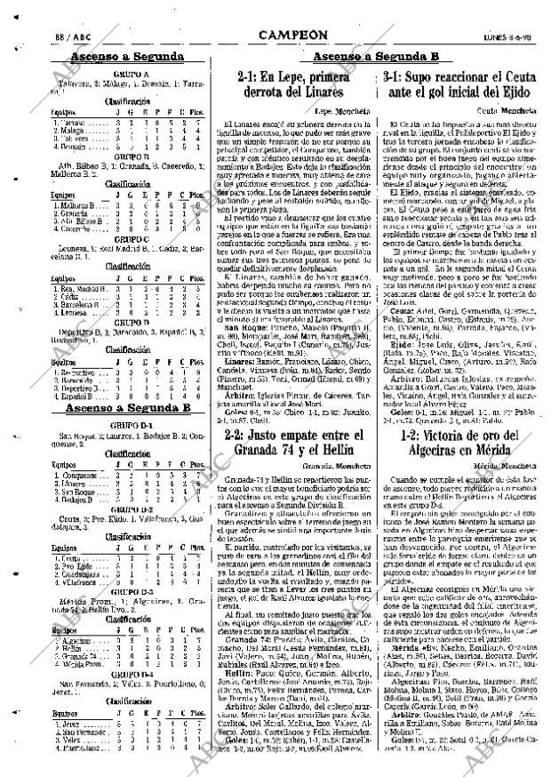 ABC SEVILLA 08-06-1998 página 88