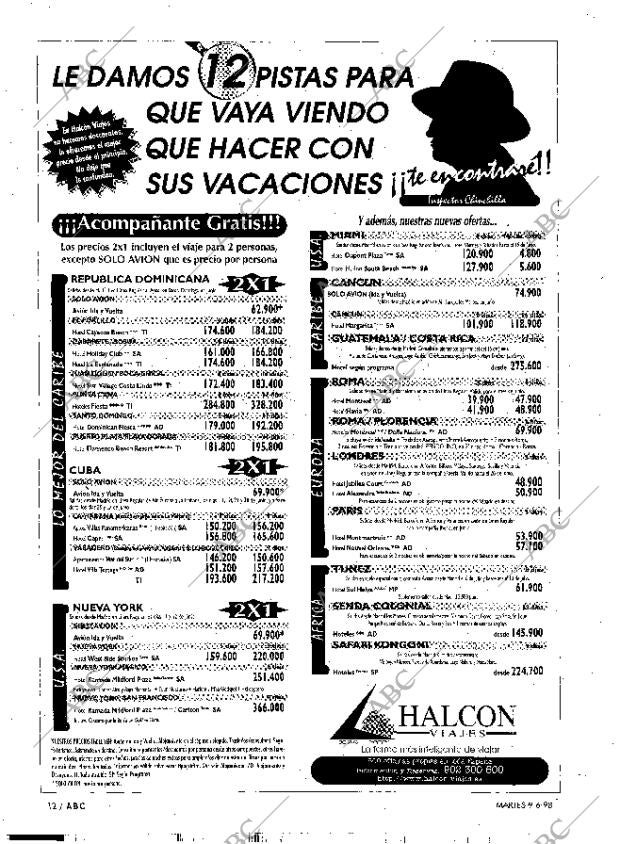 ABC MADRID 09-06-1998 página 12