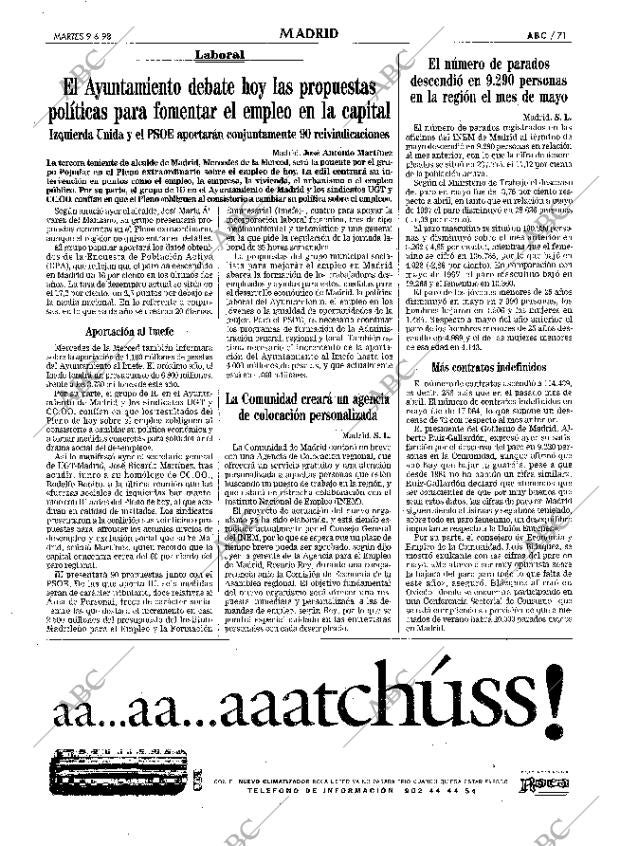 ABC MADRID 09-06-1998 página 71