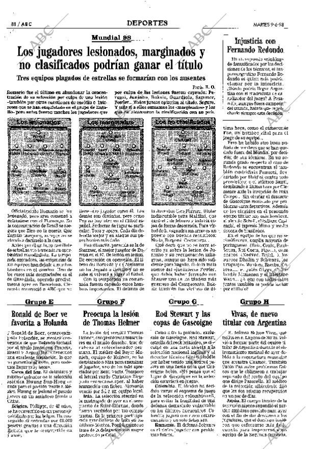 ABC MADRID 09-06-1998 página 88