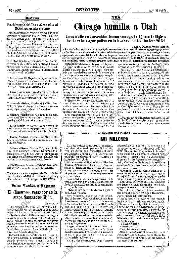 ABC MADRID 09-06-1998 página 92