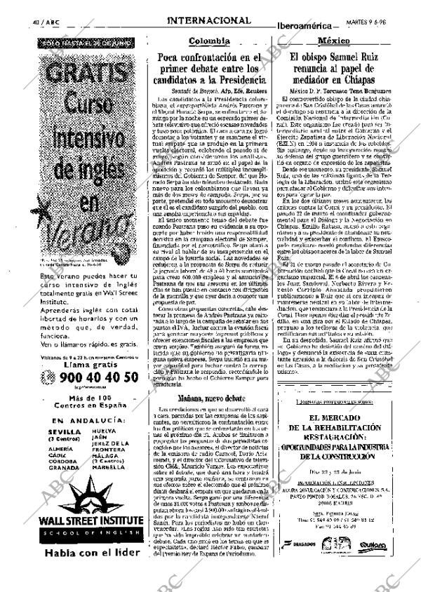 ABC SEVILLA 09-06-1998 página 40