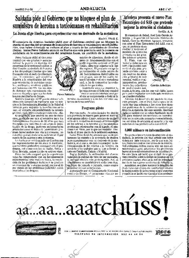 ABC SEVILLA 09-06-1998 página 47