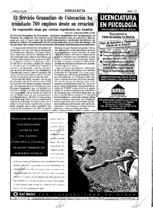 ABC SEVILLA 09-06-1998 página 51