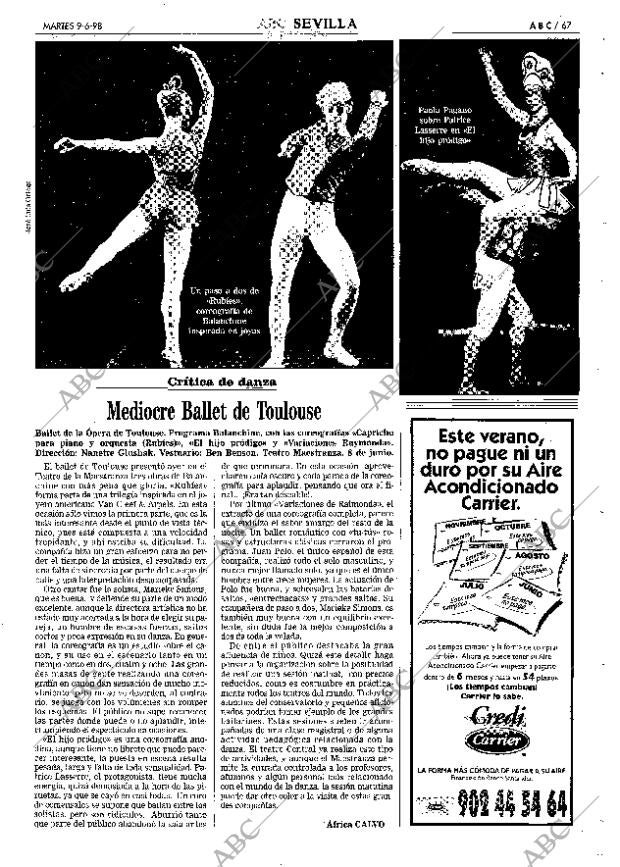 ABC SEVILLA 09-06-1998 página 67