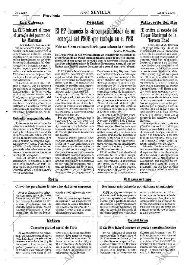 ABC SEVILLA 09-06-1998 página 70