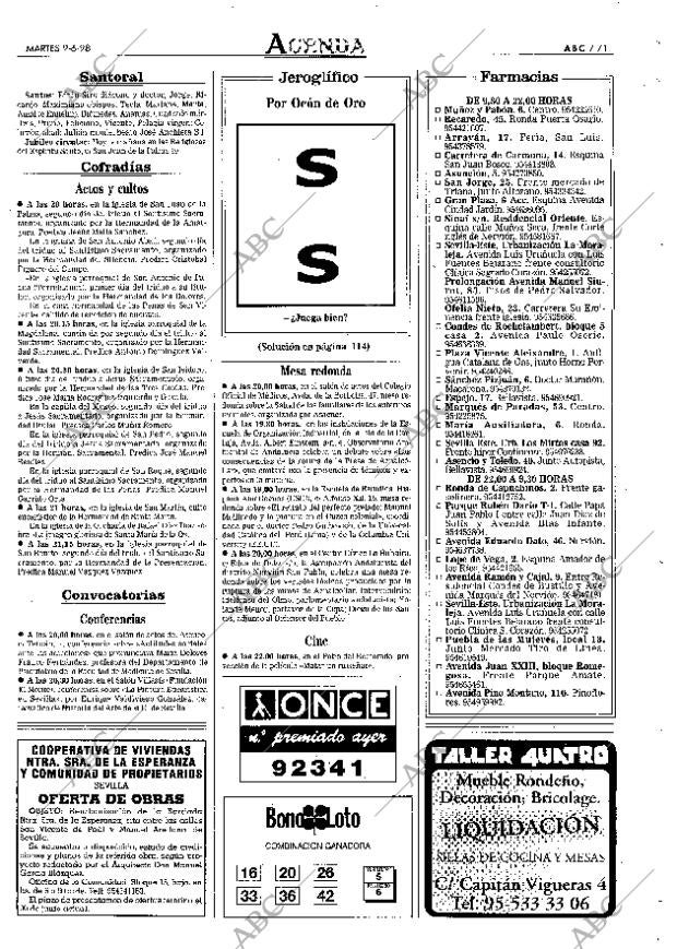 ABC SEVILLA 09-06-1998 página 71