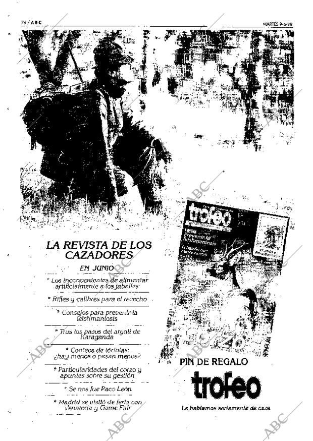 ABC SEVILLA 09-06-1998 página 76