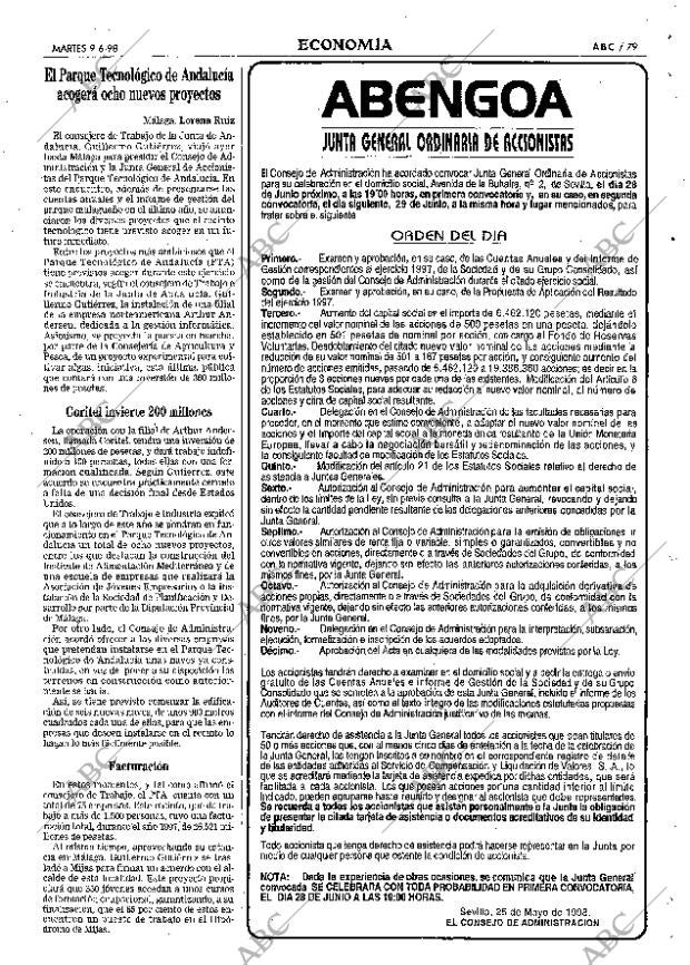 ABC SEVILLA 09-06-1998 página 79