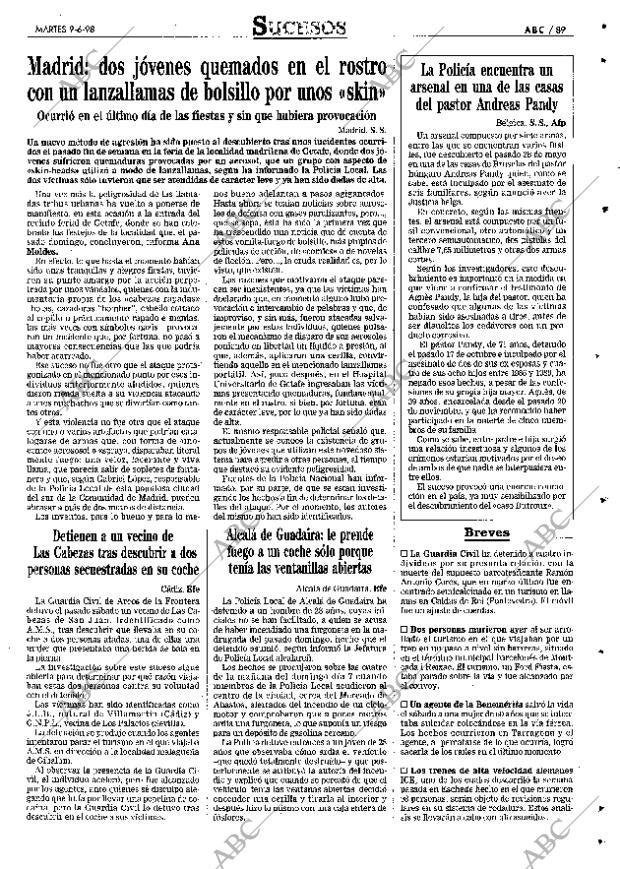 ABC SEVILLA 09-06-1998 página 89