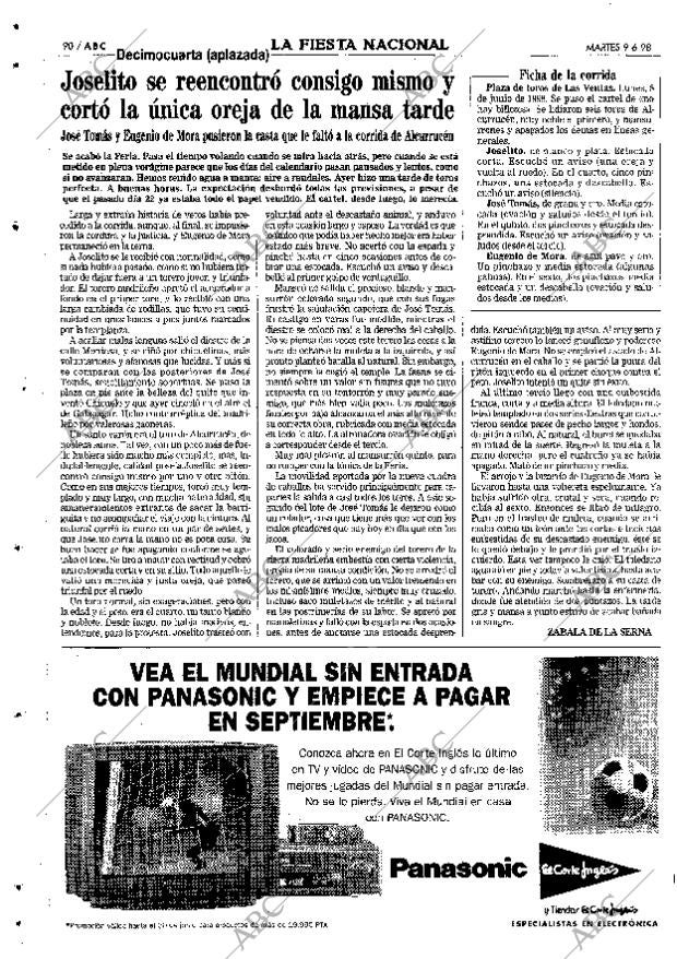ABC SEVILLA 09-06-1998 página 90