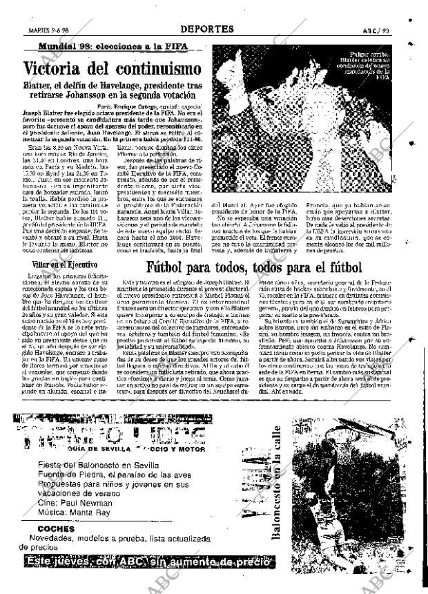ABC SEVILLA 09-06-1998 página 93