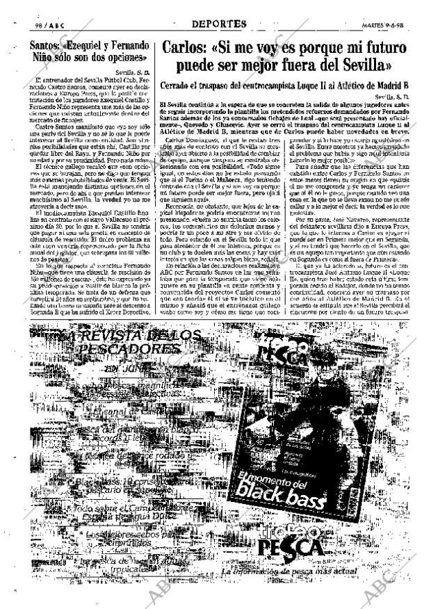 ABC SEVILLA 09-06-1998 página 98
