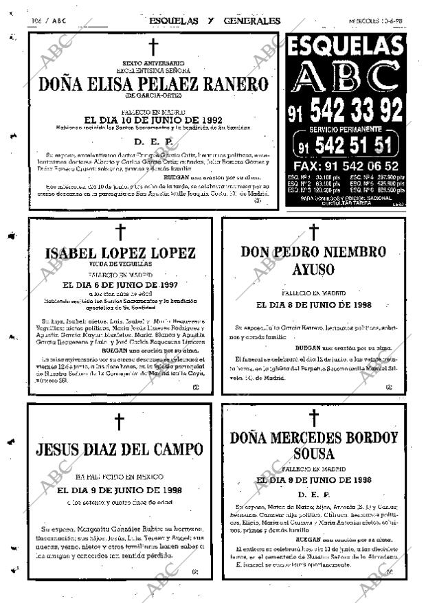 ABC MADRID 10-06-1998 página 106
