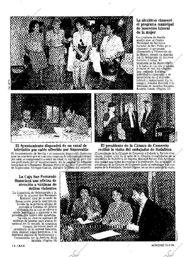 ABC SEVILLA 10-06-1998 página 14
