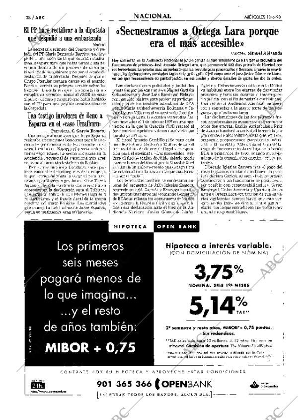 ABC SEVILLA 10-06-1998 página 28