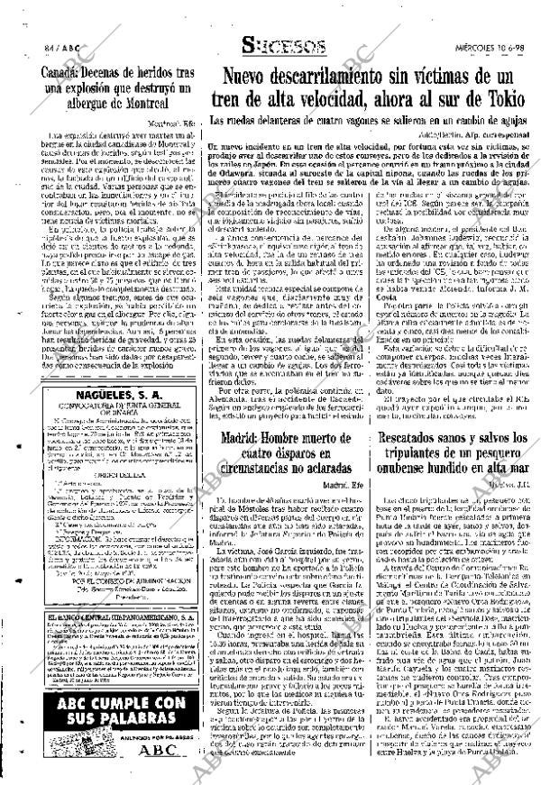 ABC SEVILLA 10-06-1998 página 84