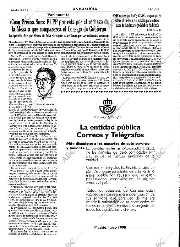 ABC SEVILLA 11-06-1998 página 43