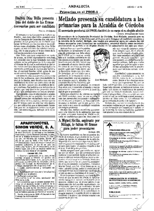 ABC SEVILLA 11-06-1998 página 44