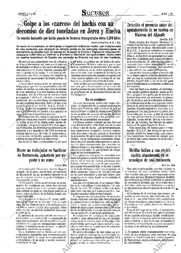 ABC SEVILLA 11-06-1998 página 81