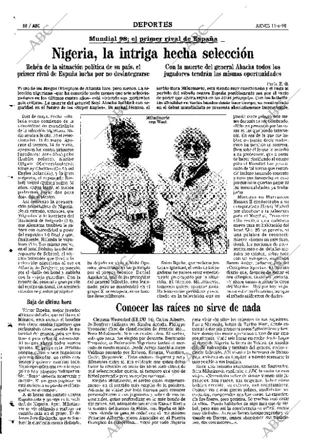 ABC SEVILLA 11-06-1998 página 88