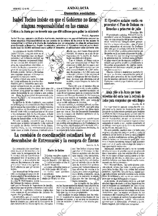 ABC SEVILLA 12-06-1998 página 45