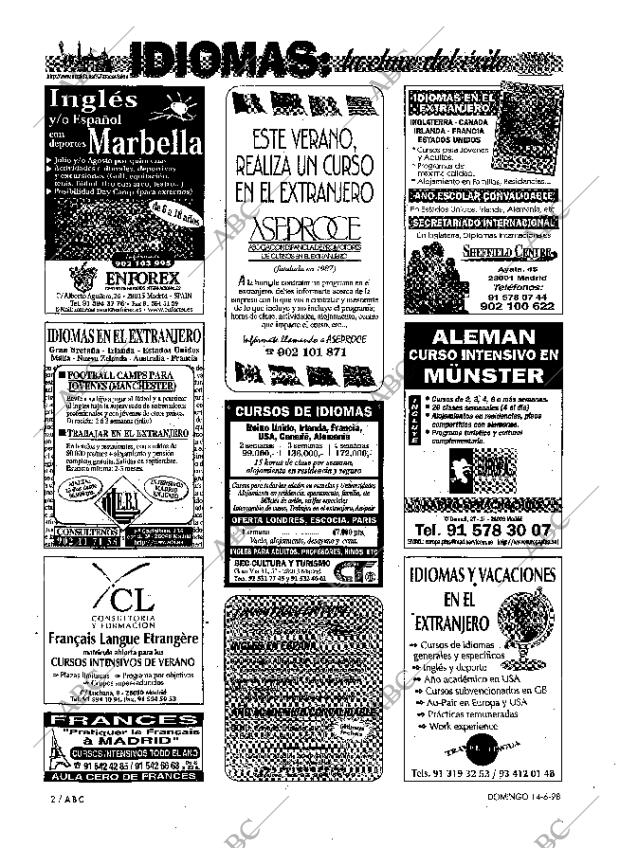 ABC MADRID 14-06-1998 página 2