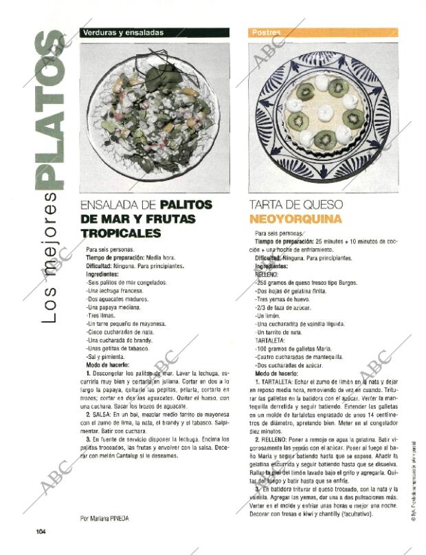 BLANCO Y NEGRO MADRID 14-06-1998 página 104