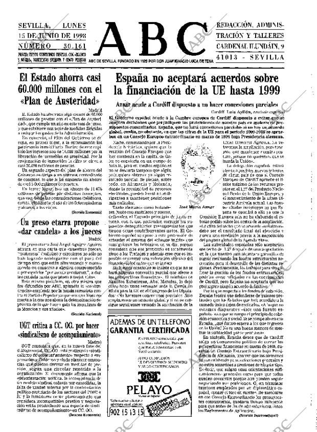 ABC SEVILLA 15-06-1998 página 19