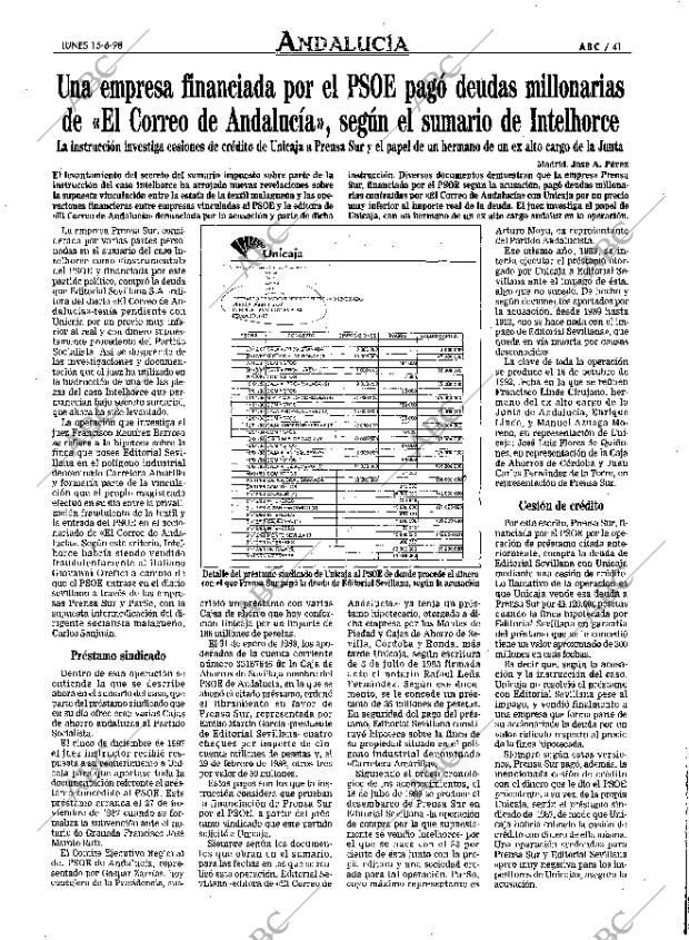 ABC SEVILLA 15-06-1998 página 41